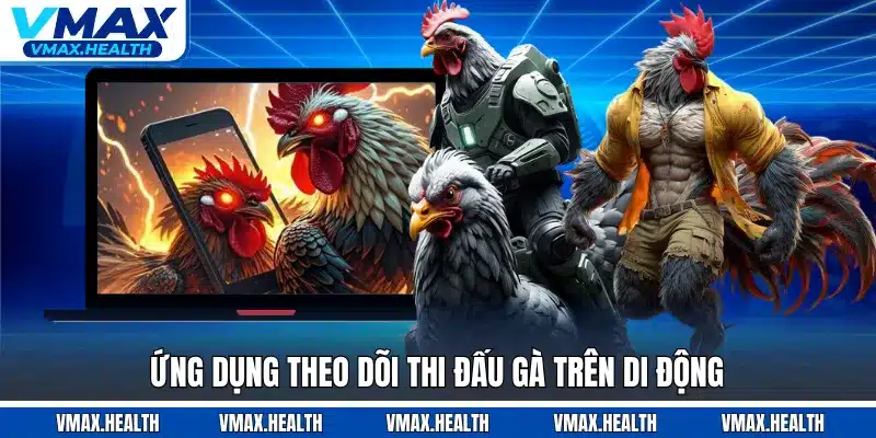 Ứng dụng theo dõi thi đấu gà trên di động